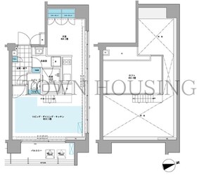 プライムアーバン芝浦ＬＯＦＴの物件間取画像